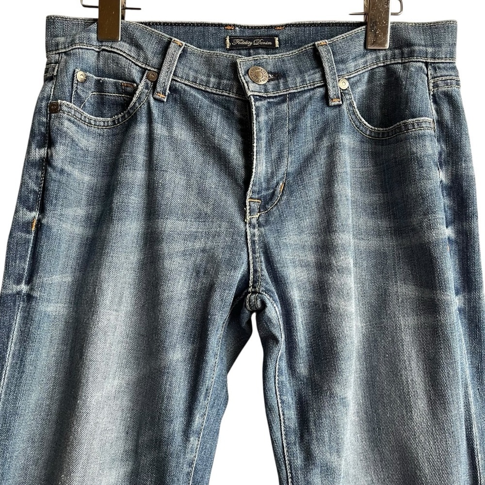 Fidelity Denim Rocco Slim Jeans Size 25 Blue Stretch - Picture 3 of 16